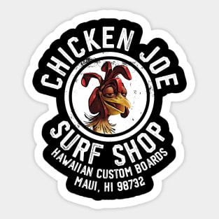 Chicken Joe Surf Shop Sticker